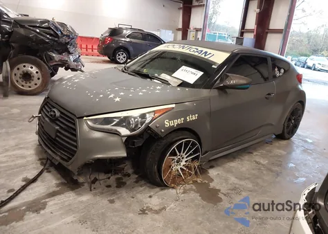 2015 Hyundai Veloster Turbo from USA, damaged, VIN KMHTC6AE5FU221236